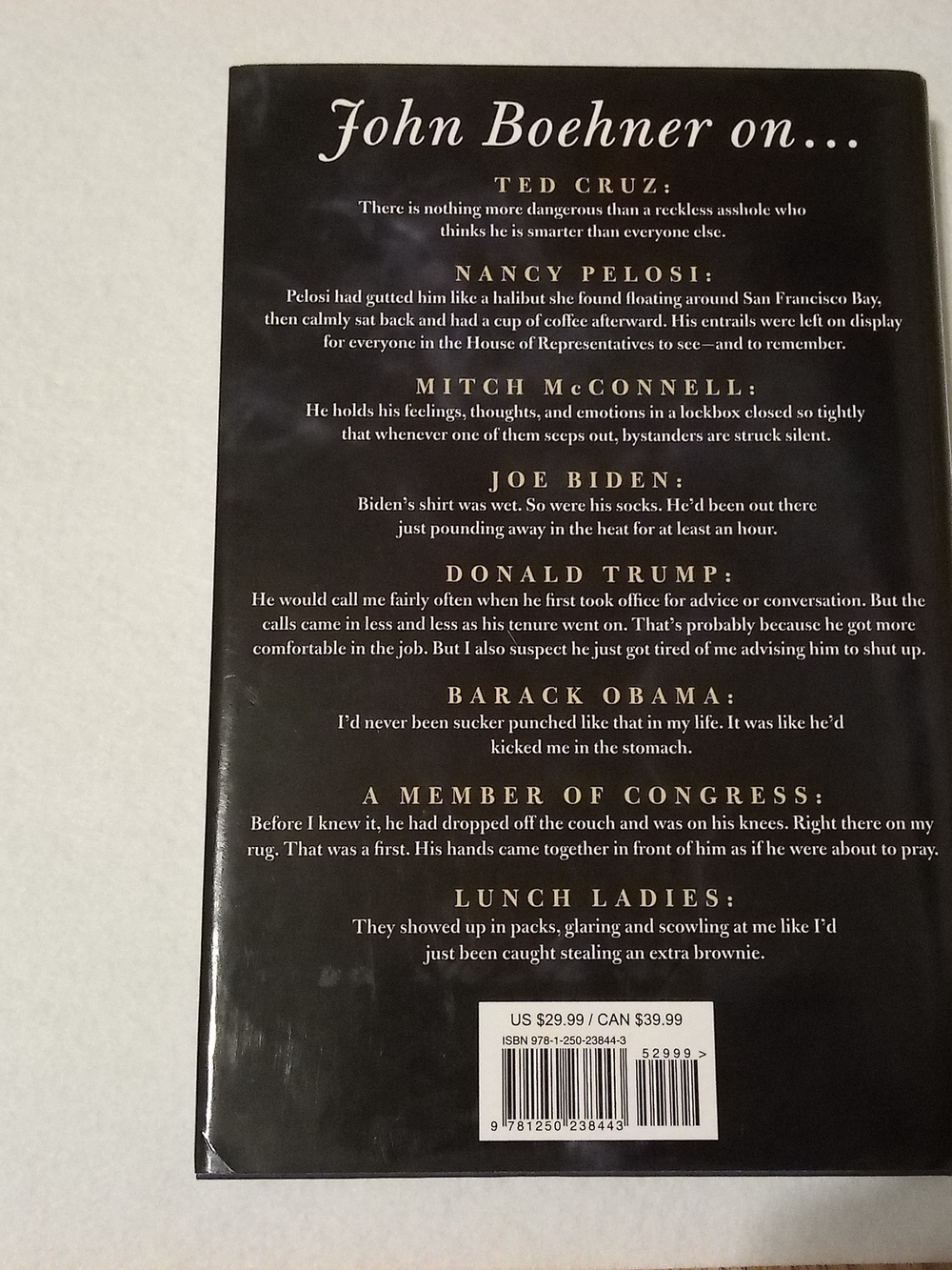 On the House by John Boehner – Hardcover - Picture 4 of 16